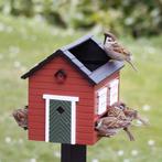 NIEUW - Voederhuis met bad rood, Dieren en Toebehoren