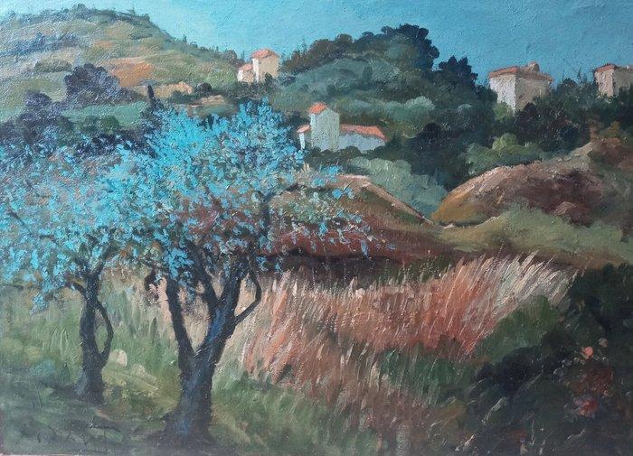 Alvaro Danti (1911-1985) - Paesaggio, Antiek en Kunst, Kunst | Schilderijen | Klassiek