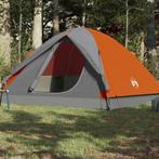 vidaXL Koepeltent 6-persoons waterdicht oranje, Caravans en Kamperen, Tenten, Verzenden, Nieuw