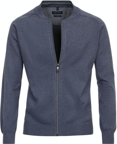 Casa Moda Vest Zip Blauw maat Maat 52/54 (L) Heren, Kleding | Heren, Truien en Vesten, Blauw, Nieuw, Maat 52/54 (L), Verzenden