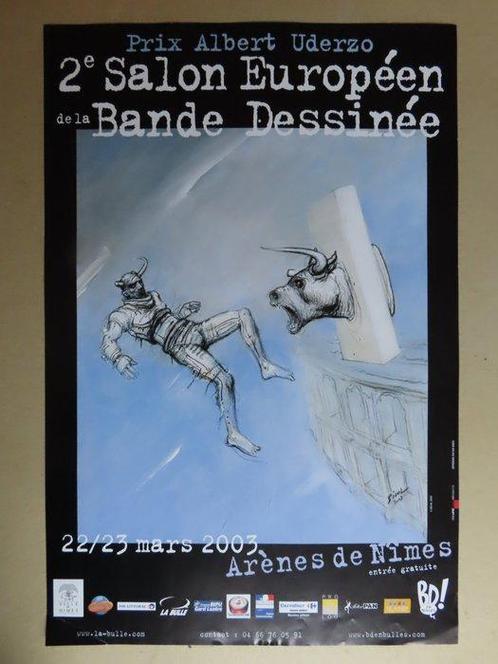 Enki Bilal - 2 Affiche - Bilal - 2* Salon Européen de la, Antiek en Kunst, Kunst | Tekeningen en Fotografie
