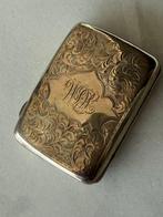 Sigarettendoos - Zilver - Edwardiaans zilveren doos, Antiek en Kunst, Antiek | Zilver en Goud