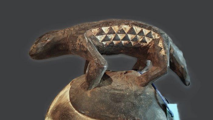 Cimier société Ogrinya IDOMA Nigéria., Antiek en Kunst, Kunst | Niet-Westerse kunst