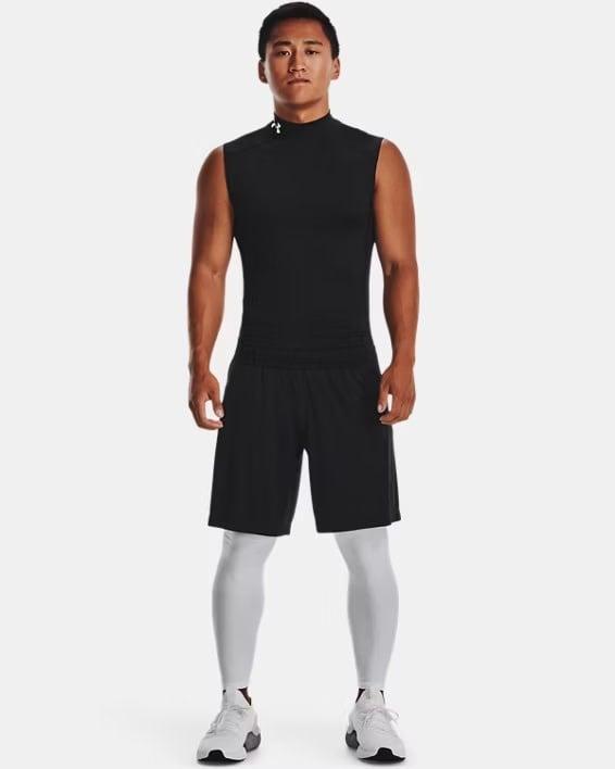 Under Armour HG Armour Comp Mock SL-BLK - Maat XXL, Kleding | Heren, T-shirts, Zwart, Nieuw, Overige maten, Ophalen of Verzenden