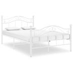 vidaXL Bedframe metaal wit 120x200 cm, Huis en Inrichting, Slaapkamer | Bedden, Verzenden, Nieuw