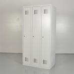 Locker Officenow - Lichtgrijs - 180 x 90 cm - 3 deuren, Huis en Inrichting, Ophalen of Verzenden, Nieuw