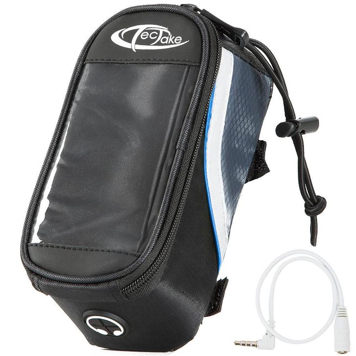 tectake Fietstas met framebevestiging voor smartphones - 18, Fietsen en Brommers, Fietsaccessoires | Overige Fietsaccessoires