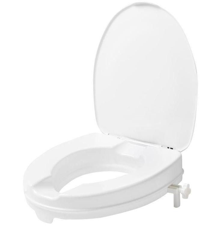 SecuCare toiletverhoger met klep 60 mm, Doe-het-zelf en Bouw, Hang- en Sluitwerk, Klink of Kruk, Nieuw, Overige materialen