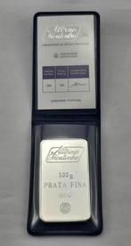 100 gram - Zilver .999 - Albino Moutinho - Verzegeld en met, Postzegels en Munten, Edelmetalen en Baren
