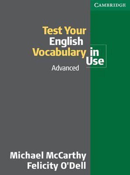 Test Your English Vocabulary In Use: Advanced 9780521545341, Livres, Langue | Anglais, Envoi