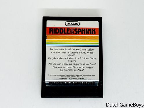 Atari 2600 - Riddle Of The Sphinx, Games en Spelcomputers, Spelcomputers | Atari, Gebruikt, Verzenden