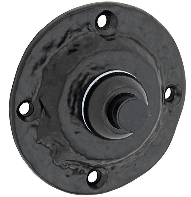 Beldrukker Oxford ijzer zwart, Doe-het-zelf en Bouw, Hang- en Sluitwerk, Klink of Kruk, Nieuw, Overige materialen