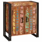 vidaXL Nachtkastje Multikleur 38 x 33 x 58 cm massief, Huis en Inrichting, Verzenden, Nieuw
