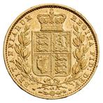 Verenigd Koninkrijk. British Gold Sovereign Queen Victoria, Postzegels en Munten