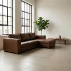 Leren hoekbank Fine - 2 zits arm links + longchair rechts -, Huis en Inrichting, Zetels | Zetels, Nieuw, Ophalen of Verzenden