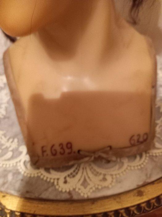 Siegel - Mannequin - Antiek waw Buste, glazen ogen,, Antiek en Kunst, Curiosa en Brocante