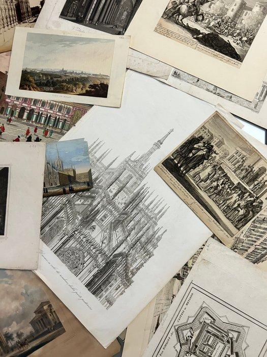 Italië - Lombardije// Milaan; Munster/Chevalier, P.;, Boeken, Atlassen en Landkaarten