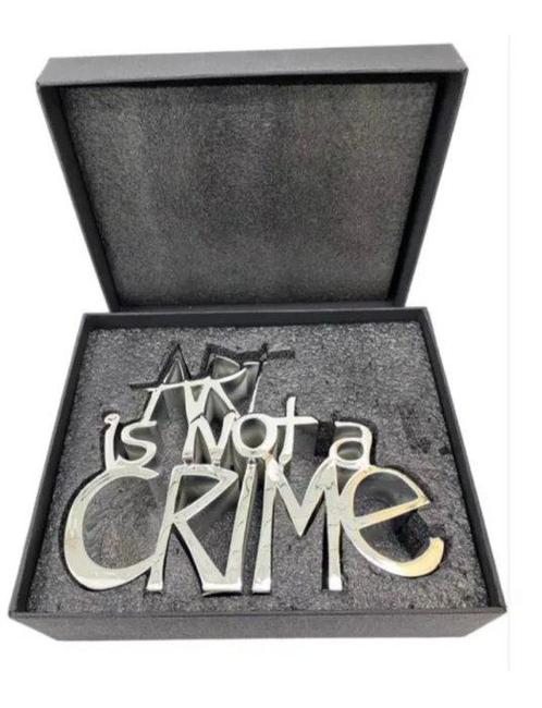 Mr Brainwash (1966) - Art is Not a Crime · No Reserve, Antiek en Kunst, Kunst | Schilderijen | Modern