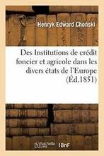 Des Institutions de credit foncier et agricole . SKI-H., Livres, CHO SKI-H, Verzenden