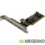 LogiLink 4+1-port USB 2.0 PCI Card, Nieuw, Verzenden