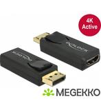 DeLOCK 65573 adapter displayport 1.2 male > HDMI female 4K, Computers en Software, Nieuw, Verzenden