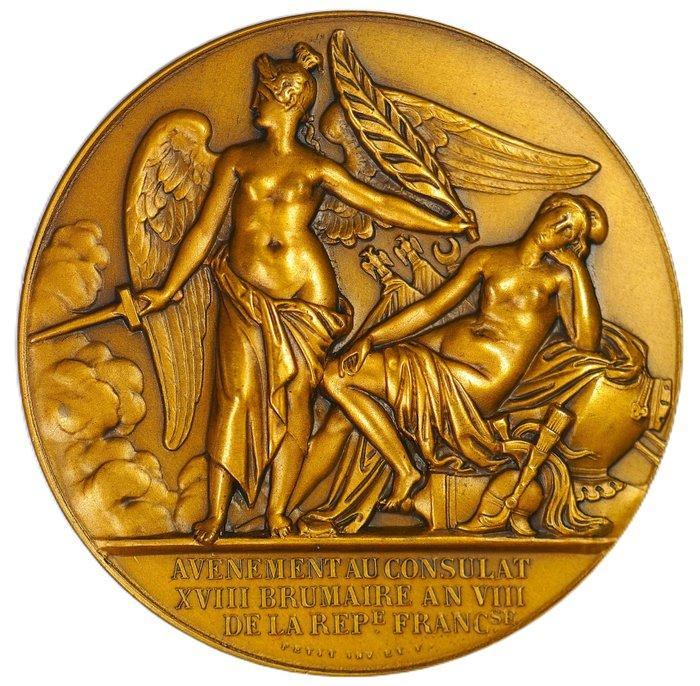 France. Historical medal Restrike Napoleon Bonaparte –, Postzegels en Munten, Munten en Bankbiljetten | Toebehoren