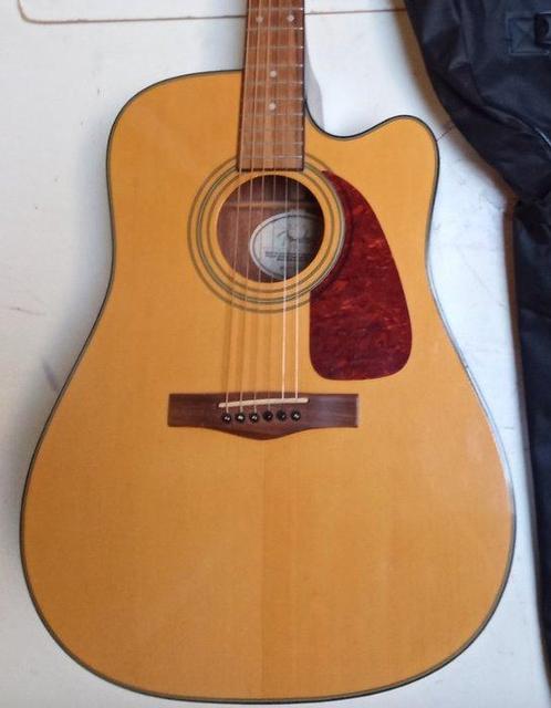 Fender - dg18ce -  - Guitare semi-acoustique - Japon - 1980, Musique & Instruments, Instruments à corde | Guitares | Acoustiques