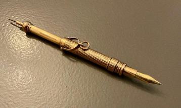 Porte plume Or 18k Charles X - Vulpen