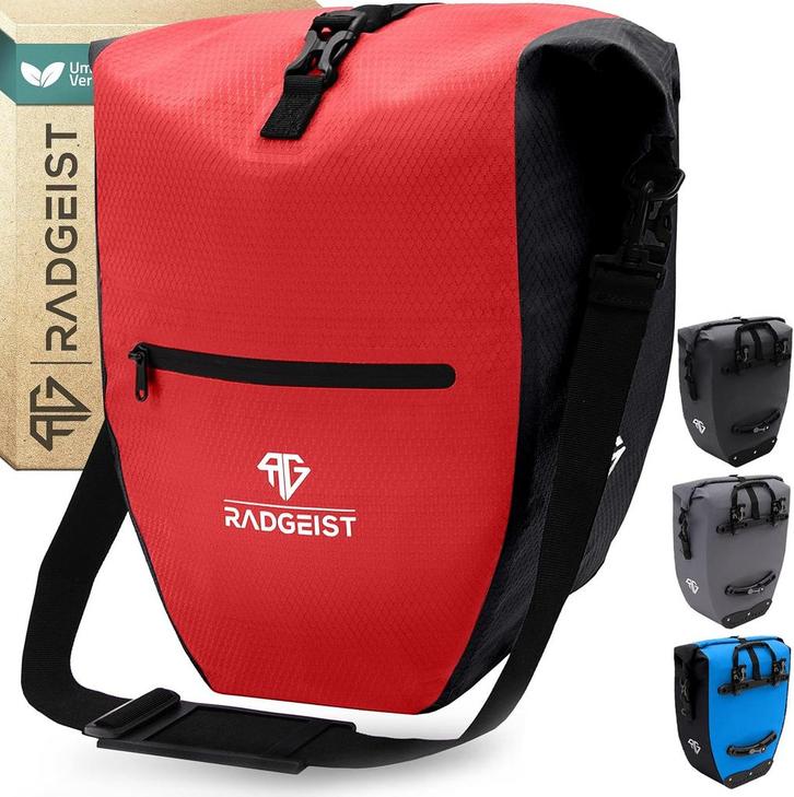 2dekans | RADGEIST fietstas voor fietsdrager - fietstas voor, Fietsen en Brommers, Fietsaccessoires | Overige Fietsaccessoires
