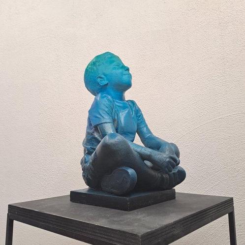 Mark Sugar - Baby dont cry (Deep blue), Antiek en Kunst, Kunst | Schilderijen | Modern