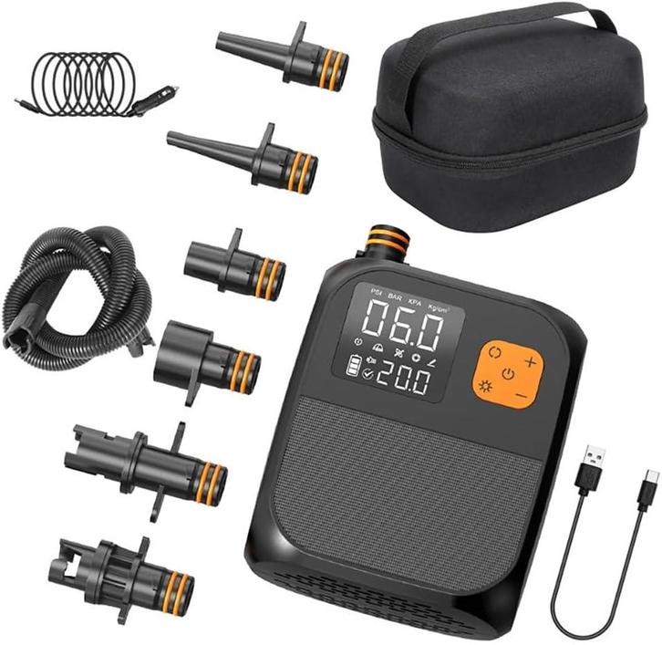 Compressor Bandenpomp - Elektrische Fietspomp - Luchtcompres, Dieren en Toebehoren, Overige Dieren-accessoires, Verzenden