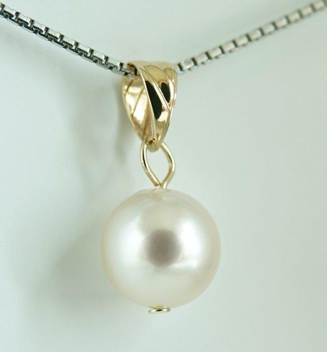 Zonder minimumprijs - Hanger - 18 karaat Geel goud Parel -, Bijoux, Sacs & Beauté, Bijoux anciens