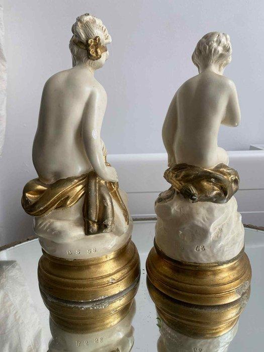 Daprès Falconet - Beeld, L’amour glaçant et l’enfant, Antiek en Kunst, Antiek | Keramiek en Aardewerk