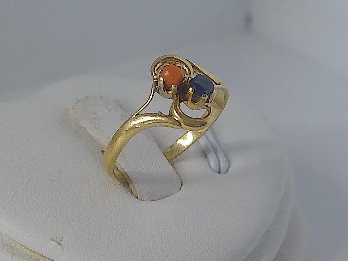 Zonder minimumprijs - Ring - 18 karaat Geel goud, Handtassen en Accessoires, Ringen