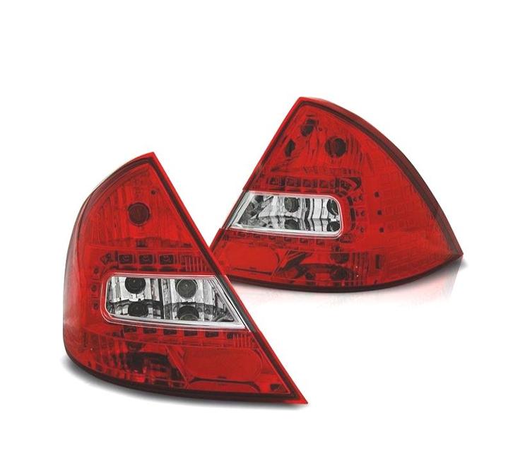 Feux Arrière Pour Ford Mondeo Mk3 00-07 Led Rouge Chromé, Auto-onderdelen, Verlichting, Verzenden