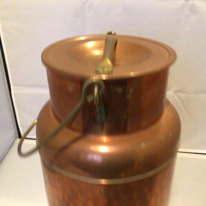 Melkkan - Koper, Messing - Roodkoperen melkbus, Antiek en Kunst, Kunst | Designobjecten