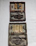 RCH - Trumpets carved in boxes (2) - Résine/Polyester