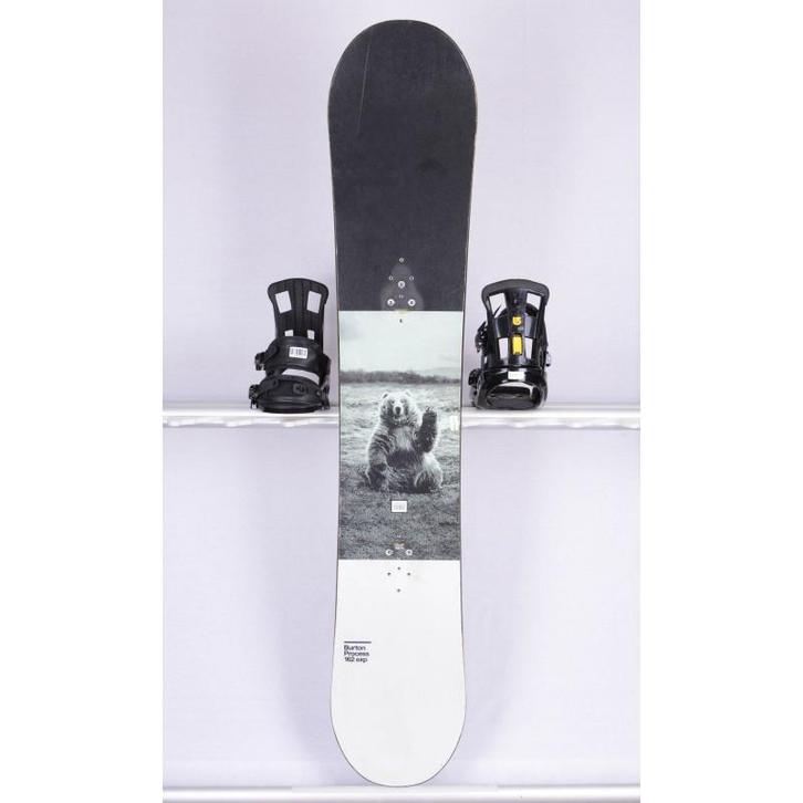 144 155 157 162 snowboard BURTON PROCESS EXP, black/grey, wo, Sport en Fitness, Snowboarden, Board, Gebruikt, Verzenden