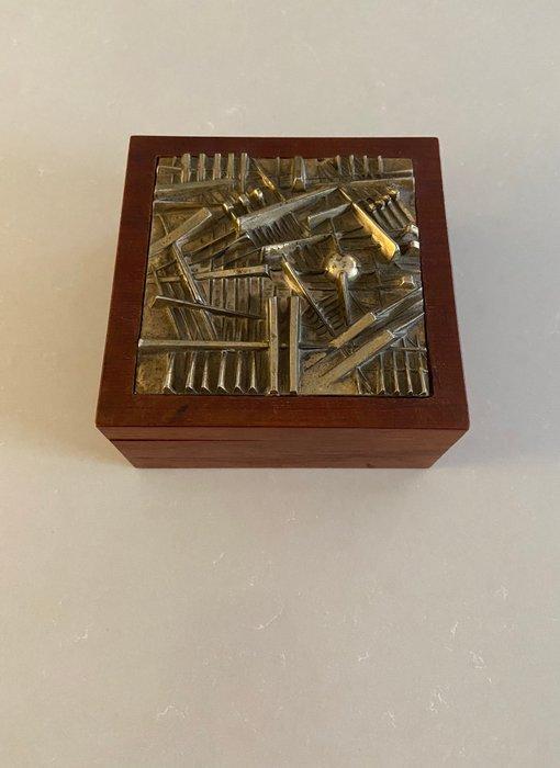 Ars D Milano - Arnaldo Pomodoro - Doos - Zilverbrons -, Antiek en Kunst, Antiek | Meubels | Stoelen en Sofa's