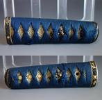 Fuchi - Bois - Tsuka Ebisu Daikoku God menuki treasure fuchi