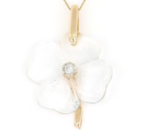 Zonder Minimumprijs - Ketting met hanger - 18 karaat Geel, Handtassen en Accessoires, Antieke sieraden