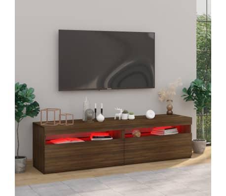 TV-meubels LED bruin eiken | OP = OP | Scoor je deal, Maison & Meubles, Armoires | Mobilier de télévision, Envoi