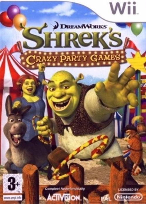 Shreks Crazy Party Games (Wii Games) (Nintendo Wii), Games en Spelcomputers, Games | Nintendo Wii, Zo goed als nieuw, Ophalen of Verzenden