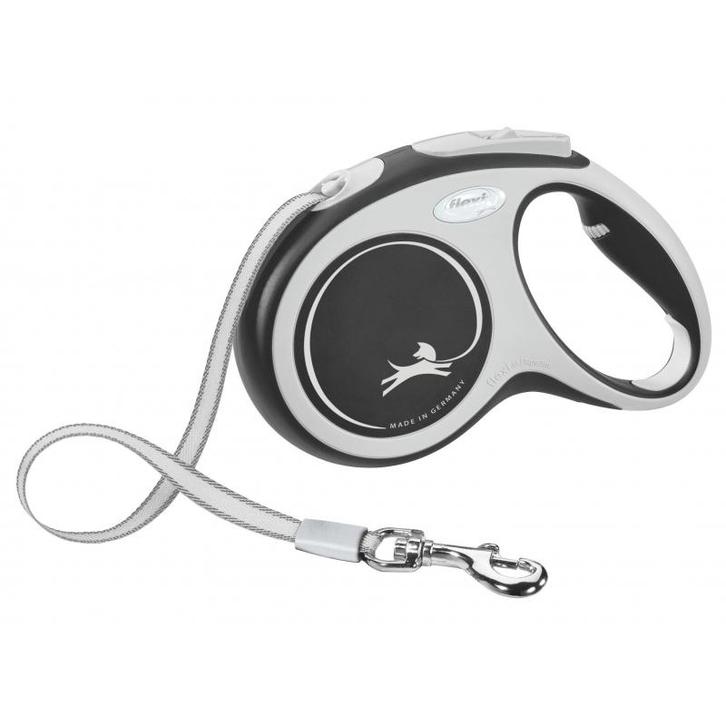 Flexi new comfort lead 5m - max 25kg - noir - kerbl, Dieren en Toebehoren, Honden-accessoires