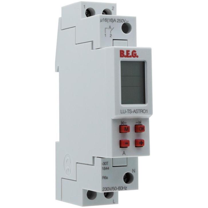 BEG Digital Astro Time Switch Clock 1 Channel 1 Module, Bricolage & Construction, Électricité & Câbles, Envoi