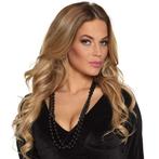 Kettingen Parels Zwart 2st, Hobby en Vrije tijd, Verzenden, Nieuw