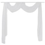 vidaXL Overgordijn doorschijnend voile 140 x 600 cm wit, Huis en Inrichting, Stoffering | Gordijnen en Lamellen, Verzenden, Nieuw