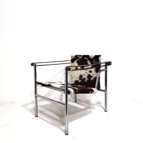Cassina - Le Corbusier - Fauteuil - LC1 - Acier, cuir de, Antiek en Kunst, Kunst | Designobjecten
