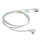 1m USB naar Micro-USB datakabel haakse stekkers nylon gev...