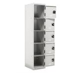 Gebruikte Lockerkasten 5 deuren (cilindersluiting), Huis en Inrichting, Ophalen of Verzenden, Gebruikt